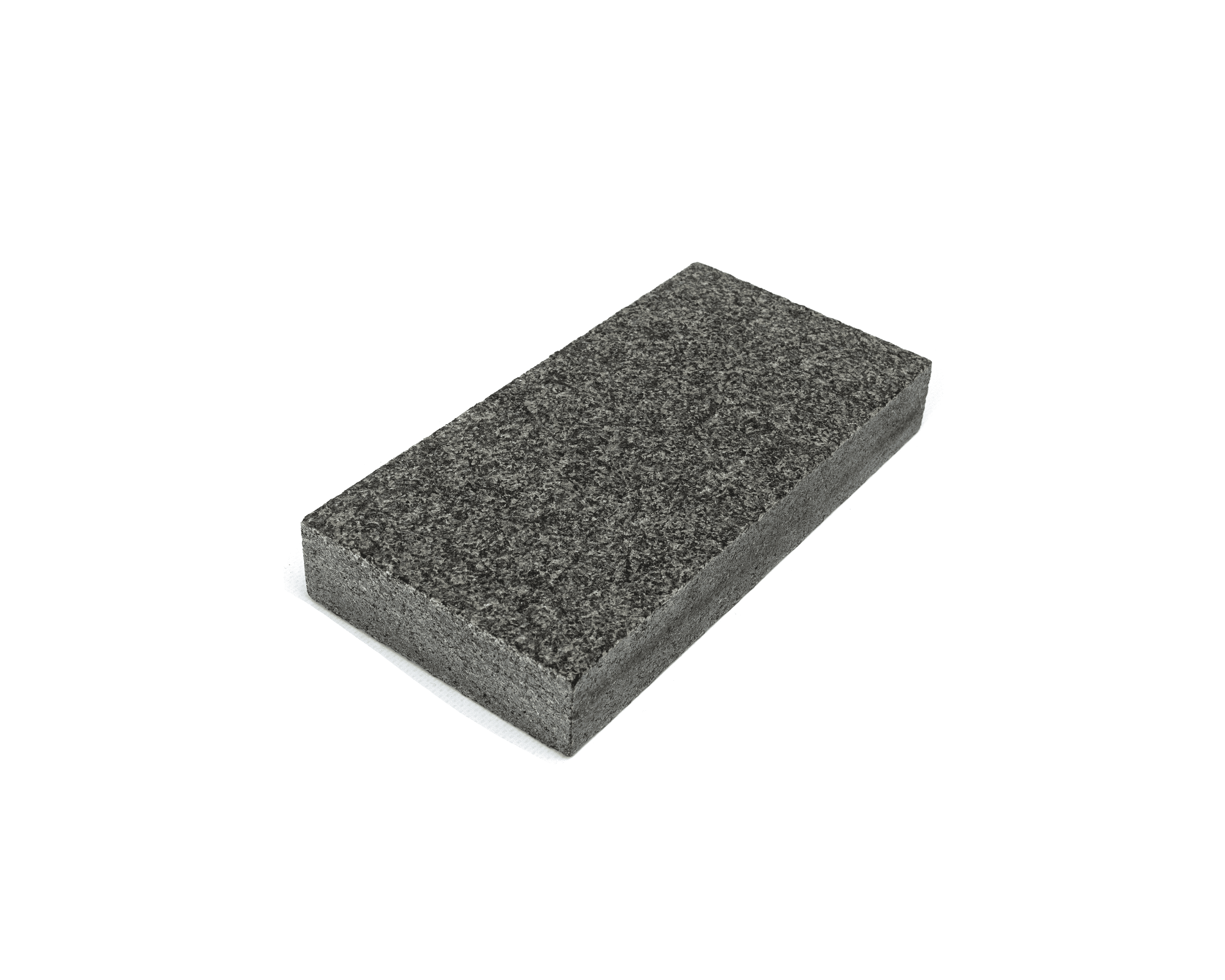 Kostka granitowa cięta płomieniowana ciemnoszara Gabro 20х10х5 cm