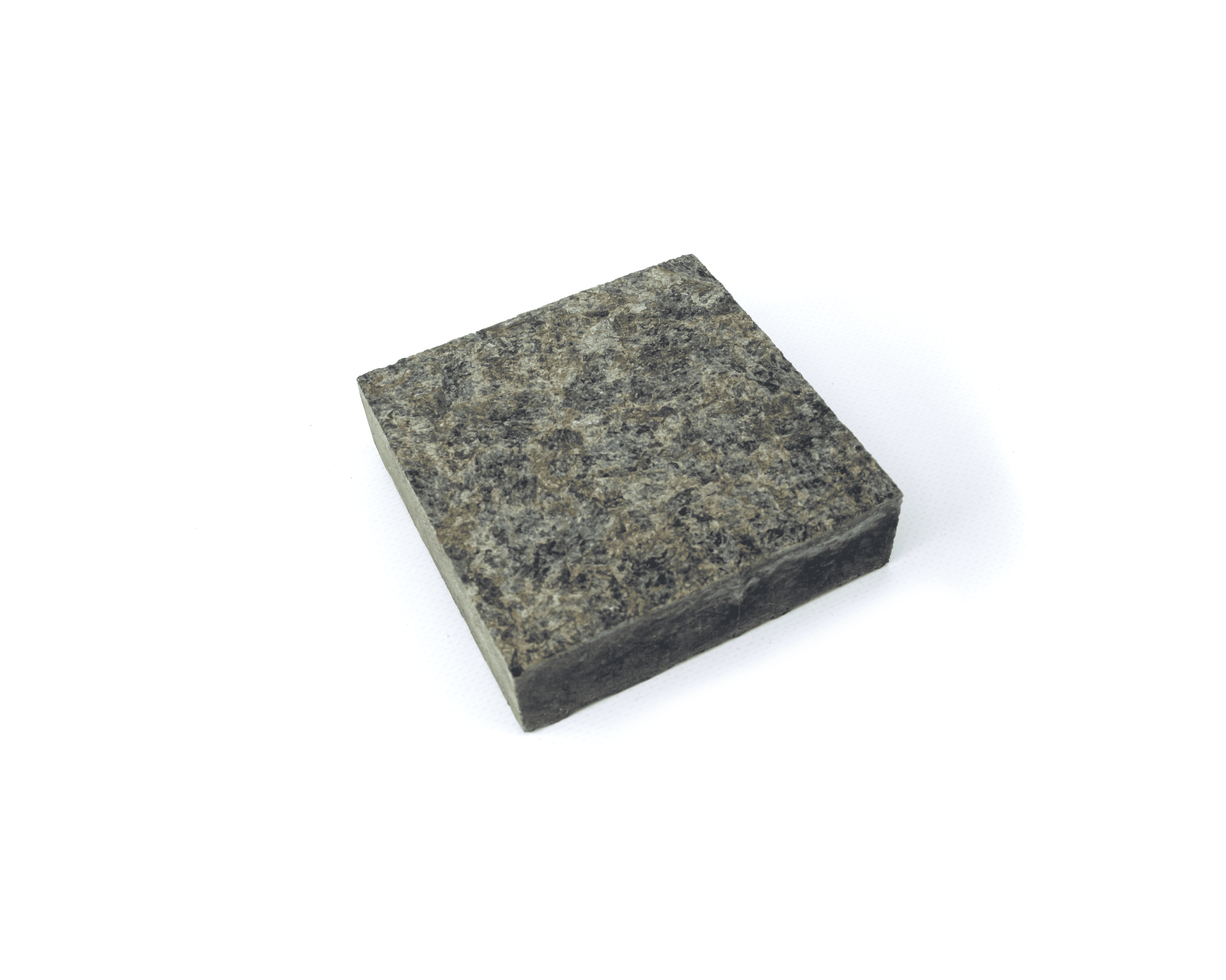 Kostka granitowa cięta płomieniowana ciemnoszara Labradoryt 10х10х5 cm