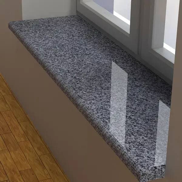 Parapet granitowy polerowany jasnoszary UA Gray - dodatkowe zdjęcie