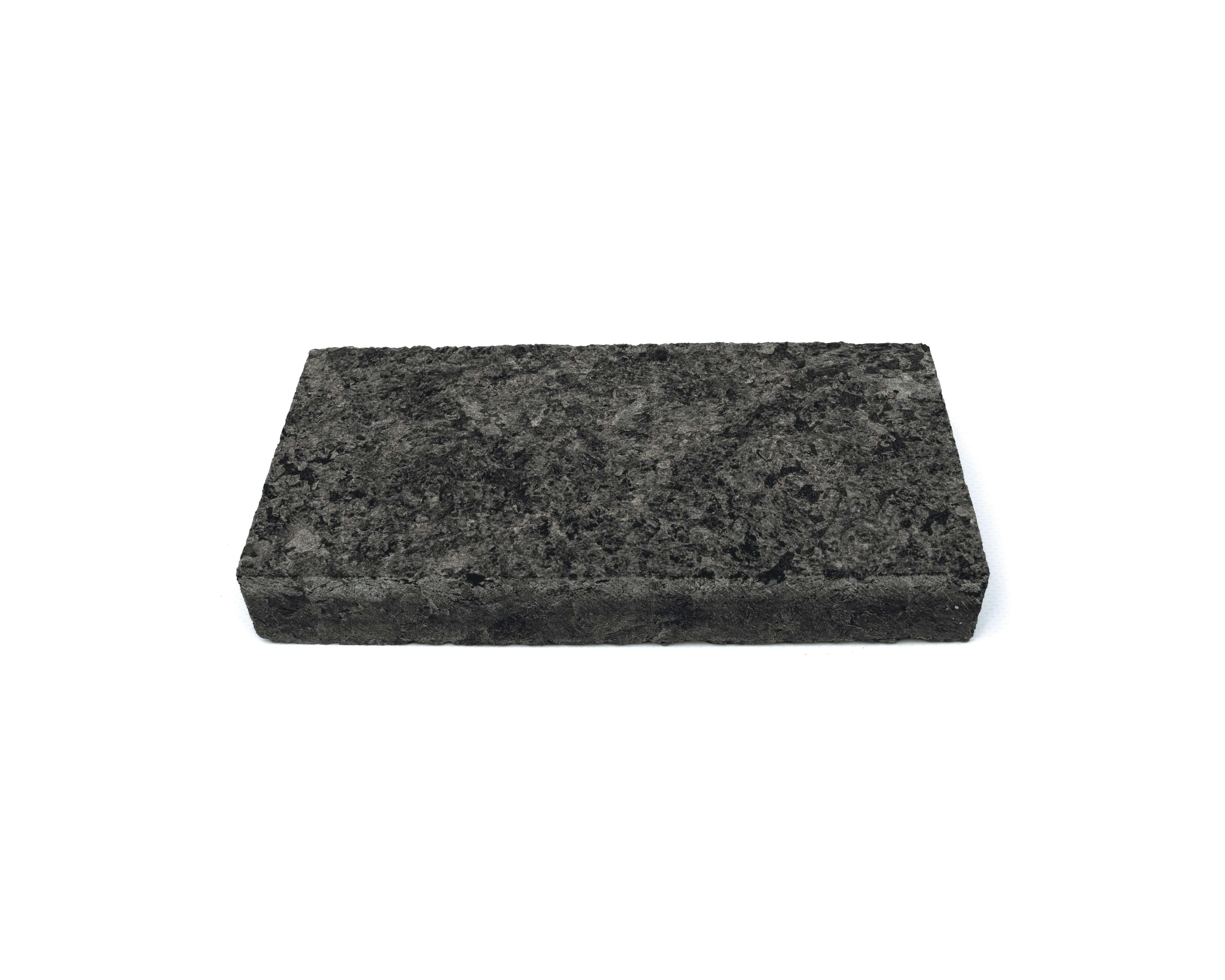 Kostka granitowa cięta płomieniowana ciemnoszara Labradoryt 20х10х3 cm - dodatkowe zdjęcie